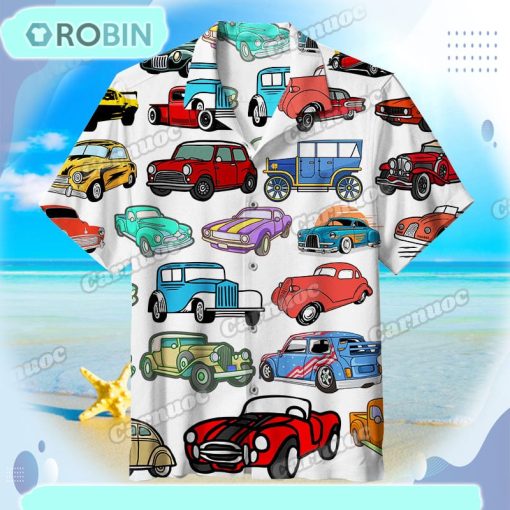 Classic Cars Unisex Hawaiian Shirt