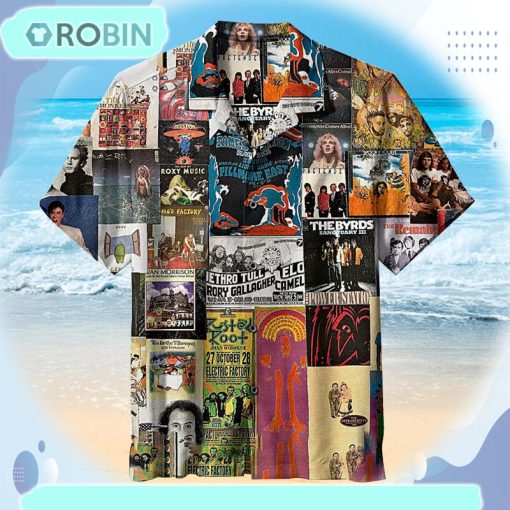 Classic Rock Collage 2Universal Hawaiian Shirt