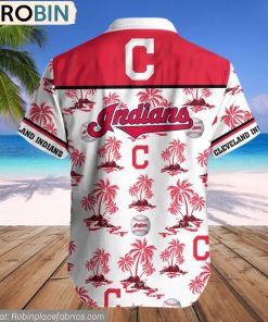 Cleveland Indians Palm Island Pattern MLB Hawaiian Shirt Cleveland Indians Palm Island Pattern MLB Hawaiian Shirt