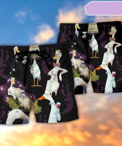 Cocktail Shut The Duck Up Beach Short, Gift for Holiday Summer