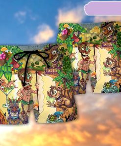 Cocktail Tiki Bar Summer Beach Beach Short, Gift for Holiday Summer