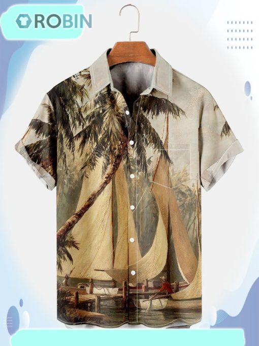 Coconut Tree Hawaiian Shirt