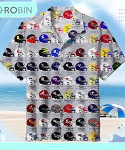 College Football Helmet Guide Unisex Hawaiian Shirt