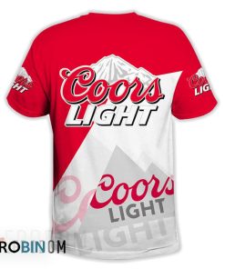 Coors Light Beer 3D All Over Printed T-Shirt Coors Light Beer 3D All Over Printed T-Shirt