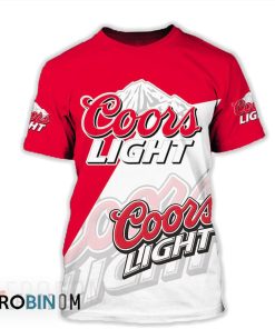 Coors Light Beer 3D All Over Printed T-Shirt Coors Light Beer 3D All Over Printed T-Shirt