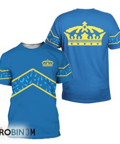 Corona Extra Beer Blue Wine Pattern All Over Printed T-Shirt