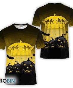Corona Extra Halloween Night Pumpkin 3D All Over Printed T-Shirt