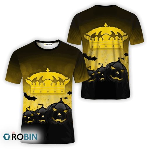 Corona Extra Halloween Night Pumpkin 3D All Over Printed T-Shirt