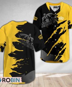 Corona Extra Metal Crack Pattern Baseball Jersey Shirt Style Corona Extra Metal Crack Pattern Baseball Jersey Shirt Style
