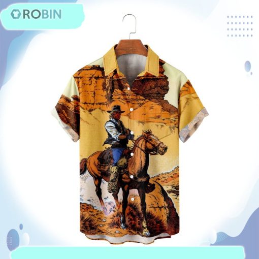 Cowboy Hawaiian Shirt