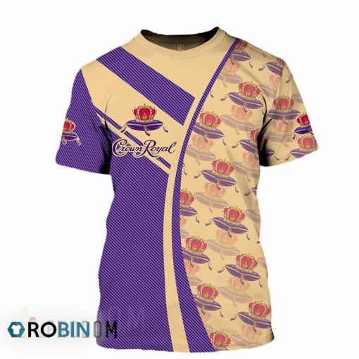 Crown Royal All Over Printed T-Shirt & Personalized Sweatshirt