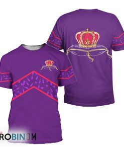 Crown Royal Purple Wine Pattern All Over Printed T-Shirt Crown Royal Purple Wine Pattern All Over Printed T-Shirt