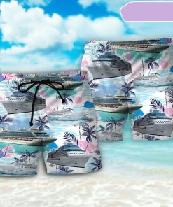 Cruising Beach Tropical Vibe Beach Short, Gift for Holiday Summer