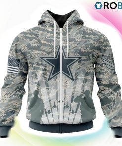 Dallas Cowboys NFL Honor US Air Force Veterans 3D Hoodie, Cowboys Merchandise Dallas Cowboys NFL Honor US Air Force Veterans 3D Hoodie, Cowboys Merchandise