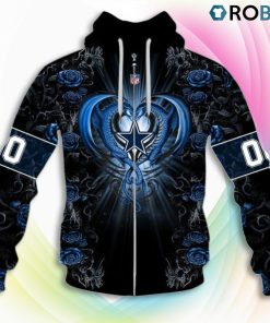 Dallas Cowboys NFL Rose Dragon 3D Hoodie, Dallas Cowboys Fan Shirt