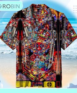 Deadpool Pinball Universal Hawaiian Shirt Deadpool Pinball Universal Hawaiian Shirt