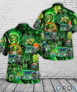 Denton Fire Department, Texas Patrick’s Day Hawaiian Shirt