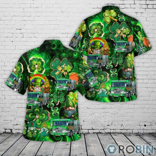 Denton Fire Department, Texas Patrick’s Day Hawaiian Shirt