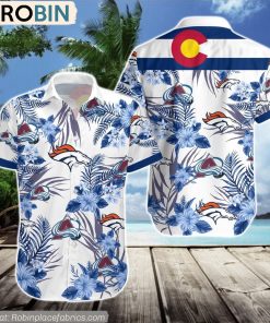 Denver Broncos, Colorado Avalanche Hawaiian Shirt