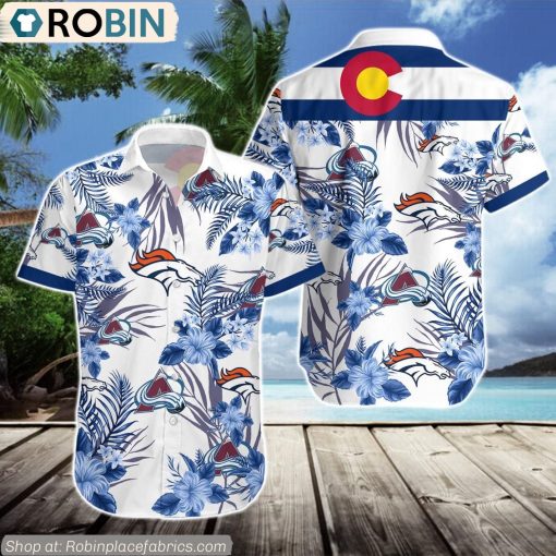 Denver Broncos, Colorado Avalanche Hawaiian Shirt