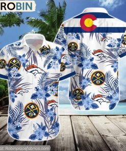Denver Broncos, Denver Nuggets Hawaiian Shirt
