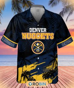 Denver Nuggets Summer Outfit Hawaiian Button Shirt Denver Nuggets Summer Outfit Hawaiian Button Shirt