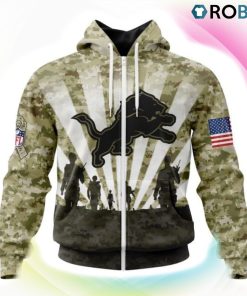 Detroit Lions NFL Salute To Service 3D Hoodie, Detroit Lions Fan Shirt Detroit Lions NFL Salute To Service 3D Hoodie, Detroit Lions Fan Shirt