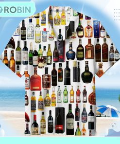 Different types of liquor bottles Hawaiian Shirt