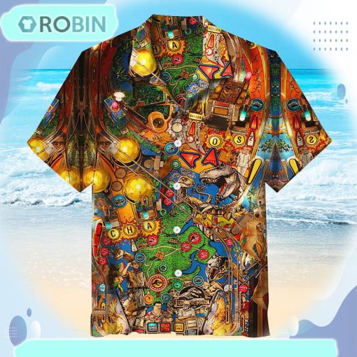 Dinosaur Park Pinball Universal Hawaiian Shirt