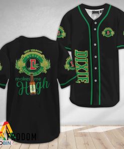Dixie Beer Make Me High Baseball Jersey Shirt Style