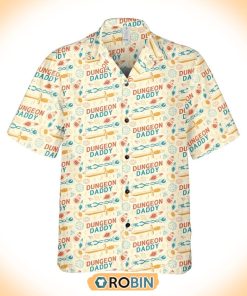 DnD Gift For Dad Dungeon Daddy Hawaiian Shirt