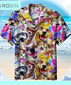Dog Cat Puppy Unisex Hawaiian Shirt Dog Cat Puppy Unisex Hawaiian Shirt