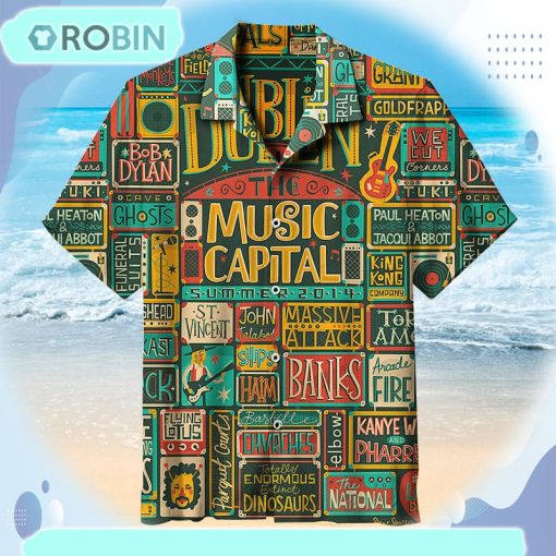 DublinThe Music CapitalUniversal Hawaiian Shirt