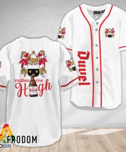 Duvel Beer Make Me High Baseball Jersey Shirt Style