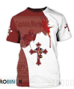 Easter Day Captain Morgan All Over Printed T-Shirt