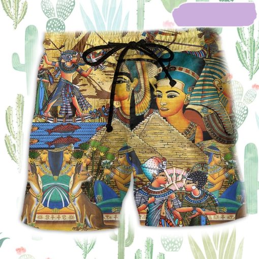 Egypt King Cool Style Beach Short, Gift for Holiday Summer
