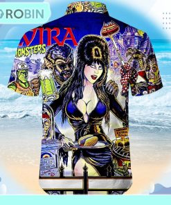 Elvira Pinball Unisex Hawaiian Shirt Elvira Pinball Unisex Hawaiian Shirt