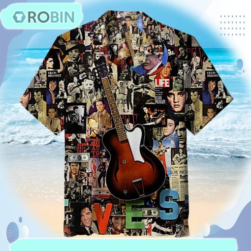 ELVIS Lives Collage Universal Hawaiian Shirt