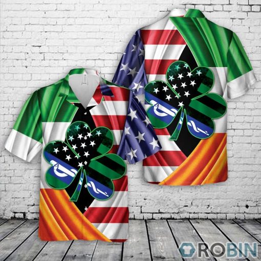 EMS Saint Patrick’s Day Flag Hawaiian Shirt
