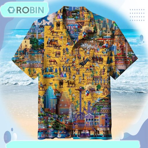 Everything’s bigger in Texas! Unisex Hawaiian Shirt