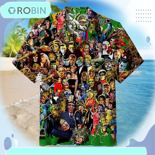 Famous Monsters of Filmland Unisex Hawaiian Shirt