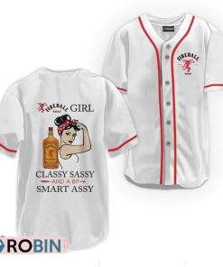 Fireball Classy Sassy And A Bit Smart Assy Baseball Jersey Shirt Style