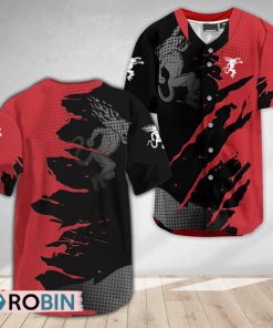 Fireball Whiskey Metal Crack Pattern Baseball Jersey Shirt Style Fireball Whiskey Metal Crack Pattern Baseball Jersey Shirt Style