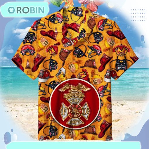 Firedept Hawaiian Shirt