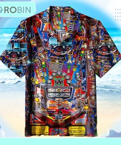 First and Free Pinball Universal Hawaiian Shirt