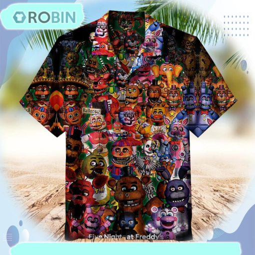 Five Nights At Freddy’s Characters Unisex Hawaiian Shirt