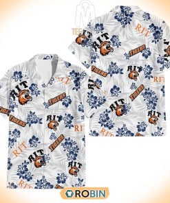 Floral RIT Tigers Hawaiian Shirt