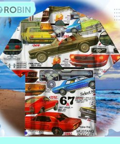 Ford Mustang Hawaiian Shirt