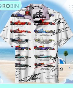 Formula One All World Drivers Champions Hawaiian Shirt HWS31