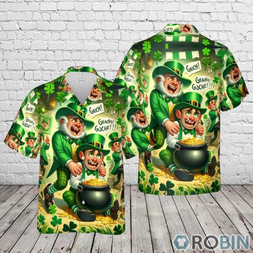 Funny St Patrick’s Day Hawaiian Shirt